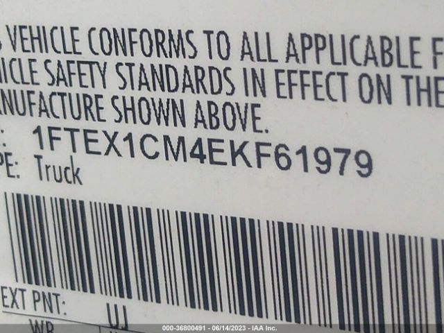 1FTEX1CM4EKF61979 Ford F-150 Xl/stx/xlt