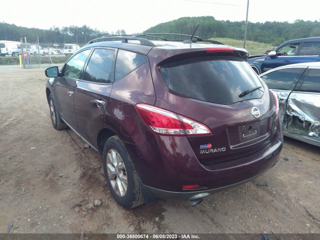 2013 NISSAN MURANO SL VIN: JN8AZ1MU3DW208510