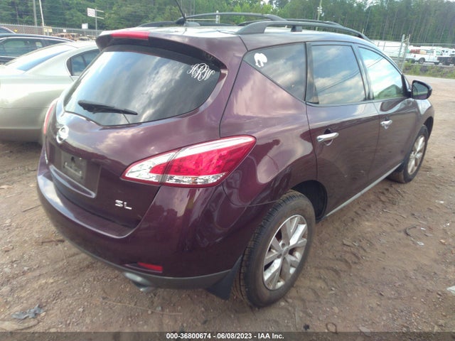 2013 NISSAN MURANO SL VIN: JN8AZ1MU3DW208510