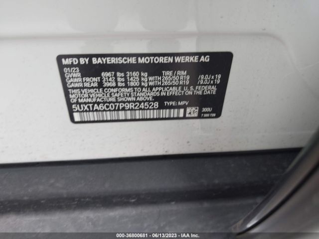 5UXTA6C07P9R24528 BMW X5 Xdrive45e