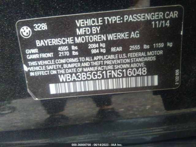 WBA3B5G51FNS16048 BMW 3 Series 328i Xdrive