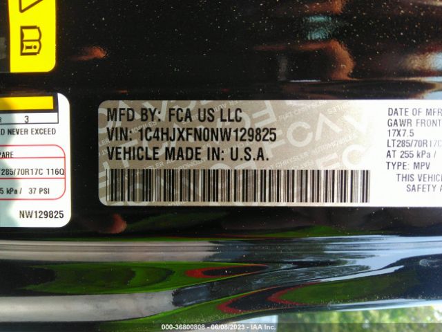 2022 JEEP WRANGLER 1C4HJXFN0NW129825 Photo 8