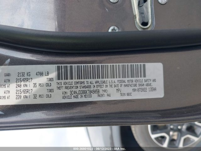 3C4NJDDB6KT849058 Jeep Compass Trailhawk