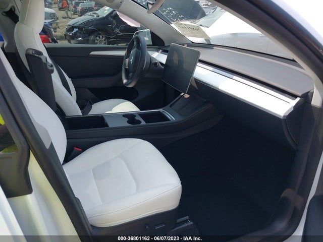 2022 TESLA MODEL Y LONG RANGE VIN: 7SAYGDEEXNF543653