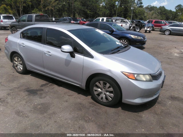 2012 HONDA CIVIC SDN LX VIN: 19XFB2F52CE012858