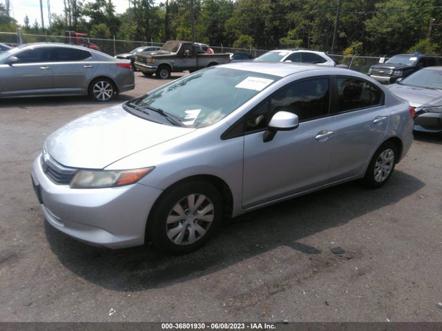 2012 HONDA CIVIC SDN LX VIN: 19XFB2F52CE012858