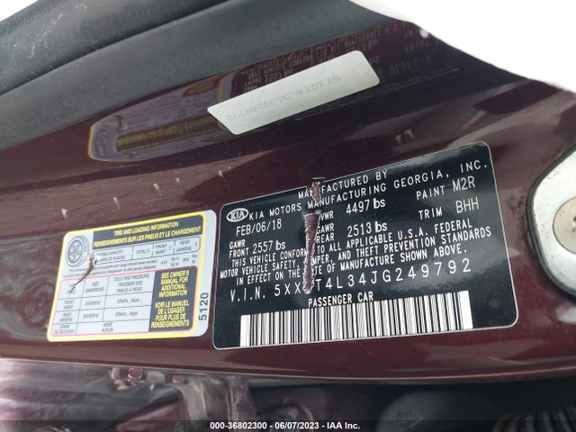KIA Optima Lx 2018 5XXGT4L34JG249792 Image 10