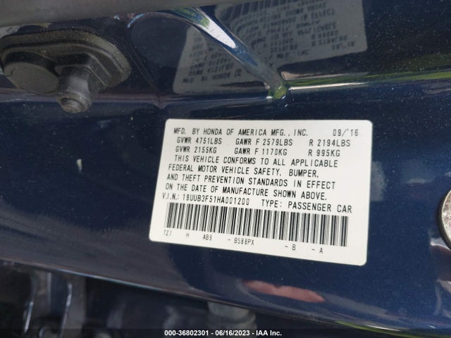 Acura Tlx V6 W/technology Pkg 2017 19UUB3F51HA001200 Image 15