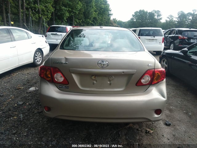 2009 TOYOTA COROLLA VIN: 2T1BU40E39C155547