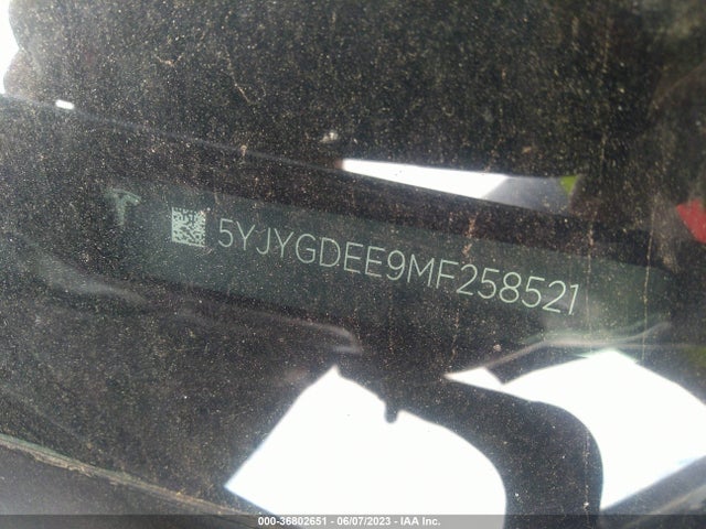 5YJYGDEE9MF258521 Tesla Model Y Long Range