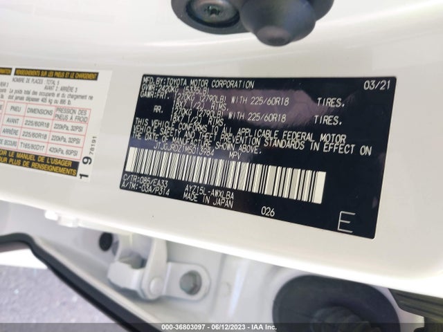 JTJGJRDZ1M5013984 Lexus Nx Nx 300h