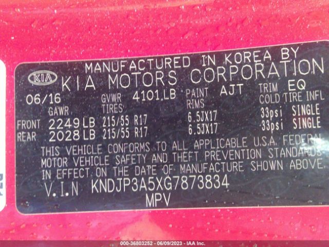 KNDJP3A5XG7873834 KIA SOUL +
