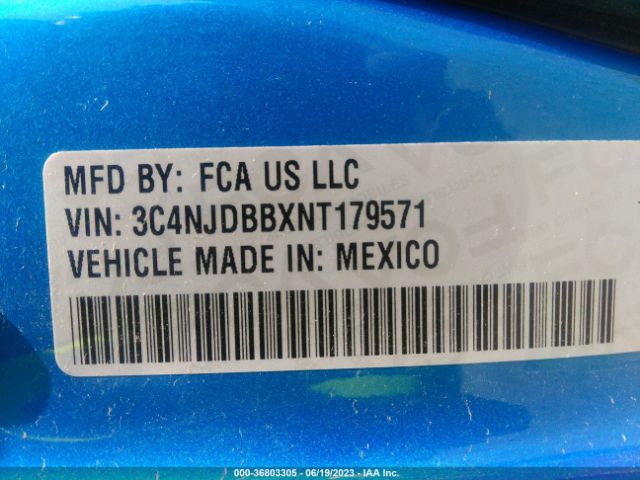 3C4NJDBBXNT179571 Jeep Compass Latitude