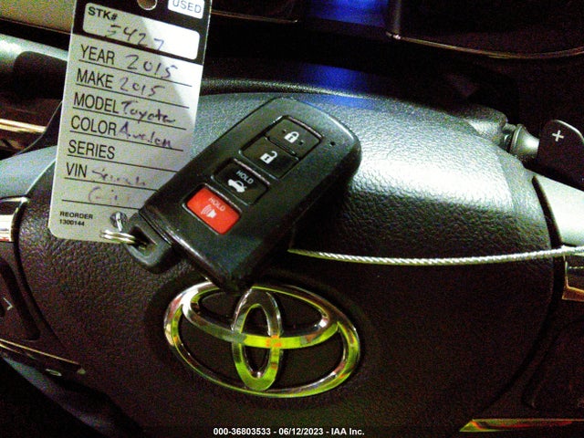 2015 TOYOTA AVALON LIMITED VIN: 4T1BK1EBXFU173587