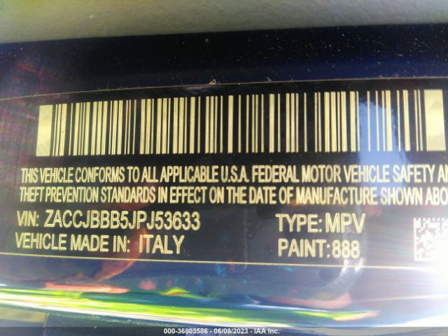 Jeep Renegade Latitude 2018 ZACCJBBB5JPJ53633 Image 10