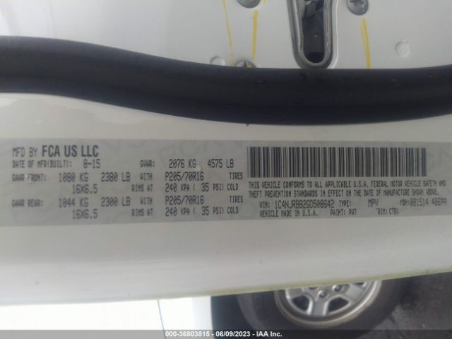 1C4NJRBB2GD508642 Jeep Patriot Sport