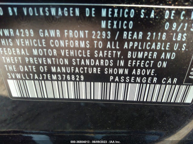 3VWLL7AJ7EM376829 Volkswagen Jetta Sedan Tdi W/premium/nav