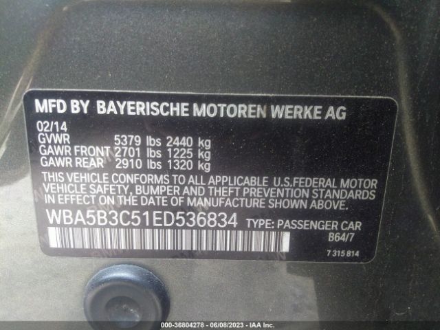 WBA5B3C51ED536834 BMW 5 Series 535i Xdrive