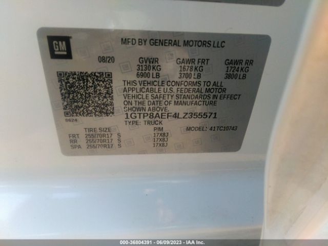 1GTP8AEF4LZ355571 GMC SIERRA 1500