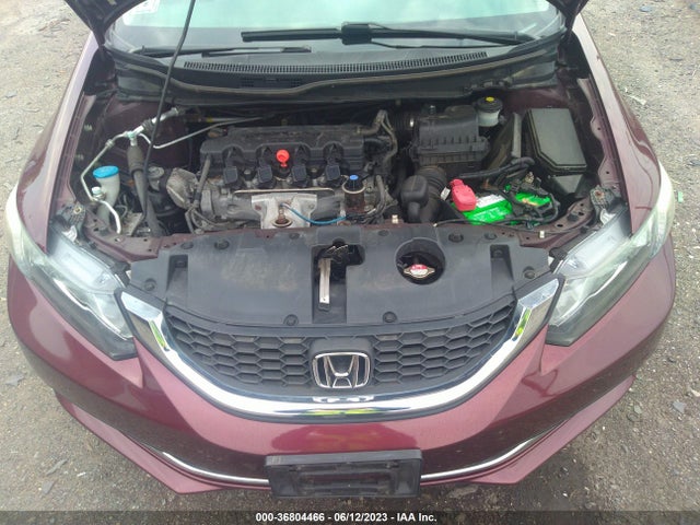 2013 HONDA CIVIC SDN LX VIN: 2HGFB2F58DH596027