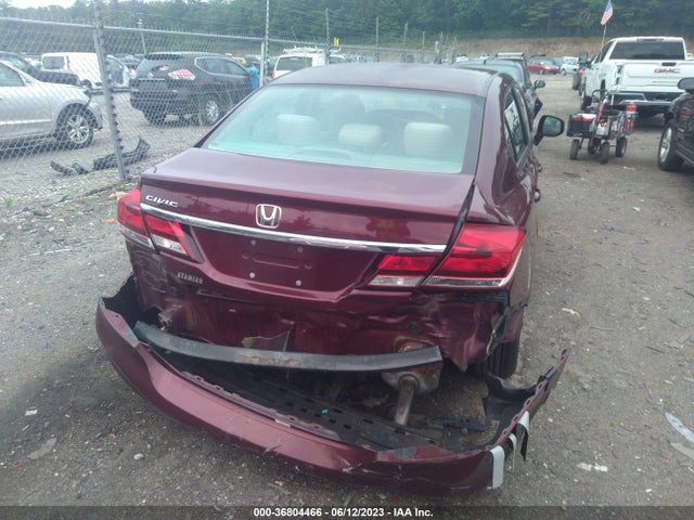 2013 HONDA CIVIC SDN LX VIN: 2HGFB2F58DH596027
