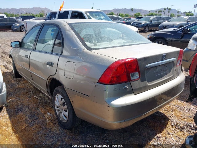 2001 HONDA CIVIC LX VIN: 2HGES16541H539471