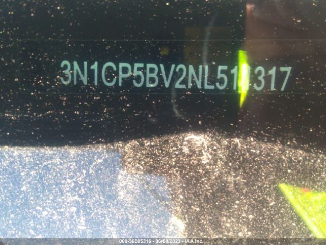3N1CP5BV2NL511317 Nissan KICKS S