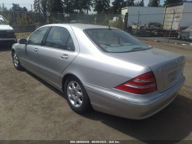 2000 MERCEDES-BENZ S CLASS VIN: WDBNG70J6YA030899