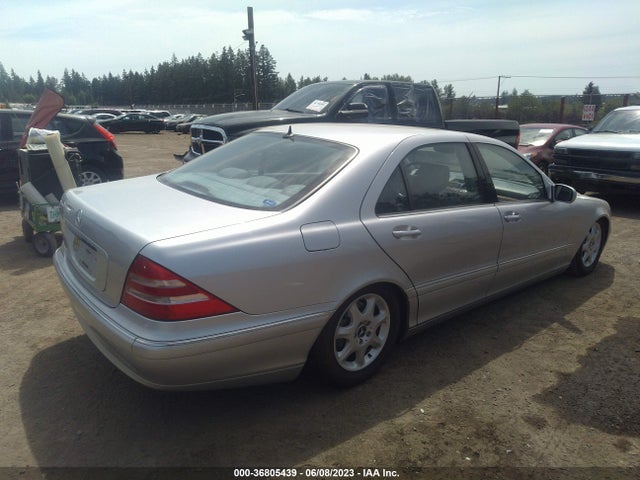 2000 MERCEDES-BENZ S CLASS VIN: WDBNG70J6YA030899