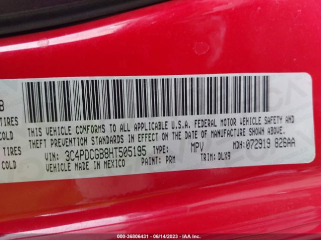 3C4PDCGB8HT505195 Dodge Journey Crossroad Plus