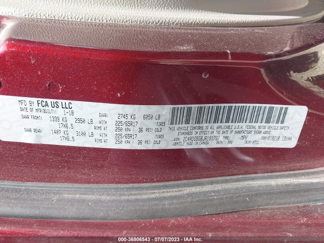 Dodge Grand Caravan Se 2018 2C4RDGBG8JR191737 Image 10