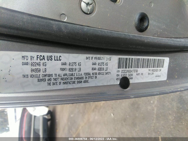 Dodge Challenger Sxt 2016 2C3CDZAG2GH176768 Image 9