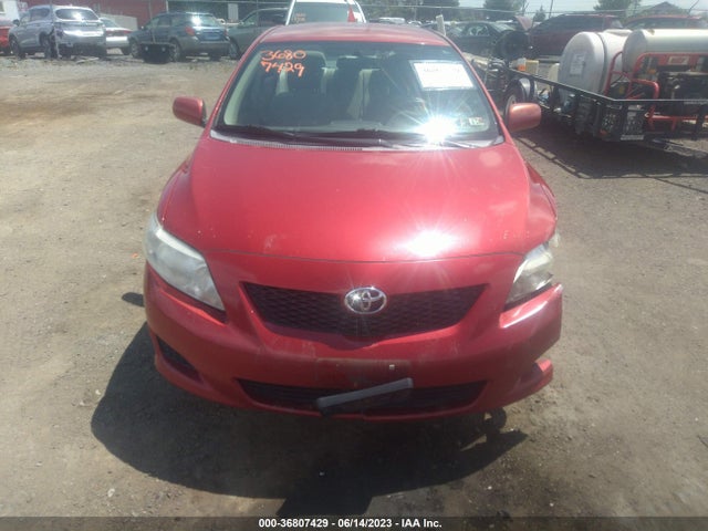 2009 TOYOTA COROLLA VIN: 2T1BU40E09C140245