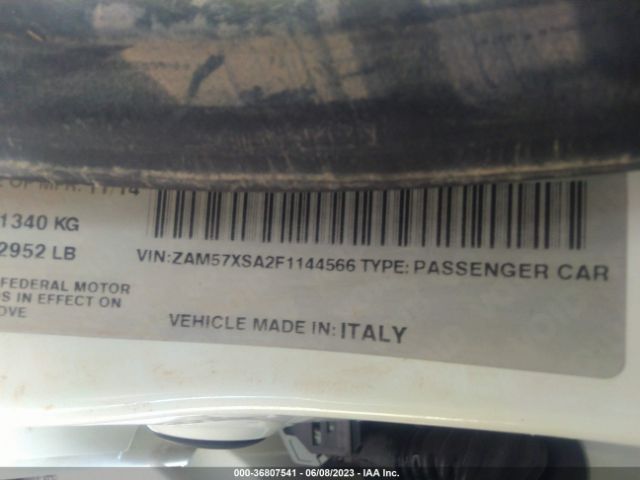ZAM57XSA2F1144566 Maserati Ghibli