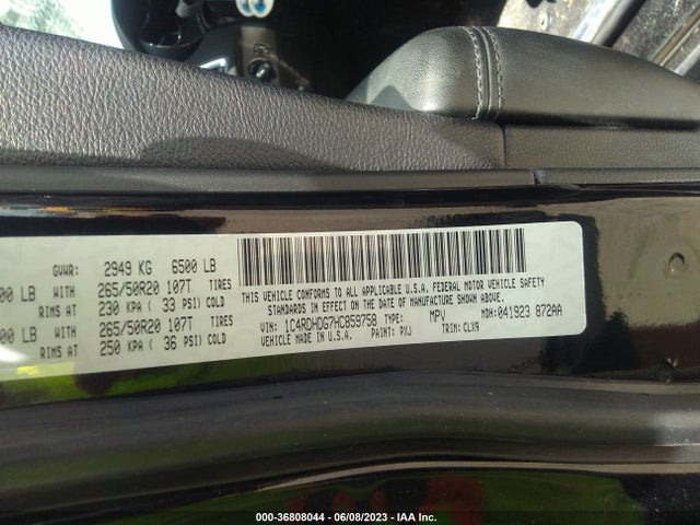 Dodge DURANGO GT 2017 1C4RDHDG7HC859758 Image 9