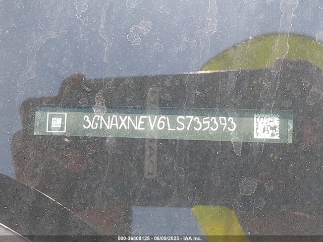 Chevrolet Equinox Premier 2020 3GNAXNEV6LS735393 Image 9
