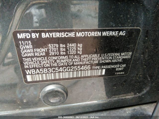 WBA5B3C54GG255466 BMW 535i Xdrive