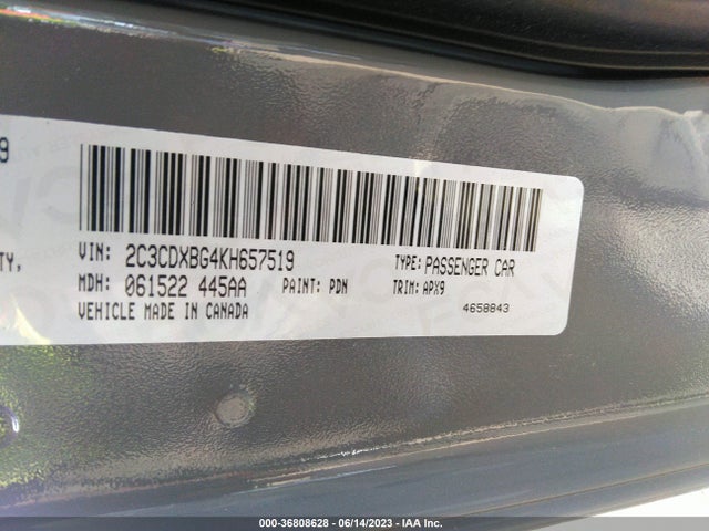 Dodge Charger Sxt 2019 2C3CDXBG4KH657519 Image 9