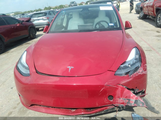 2021 TESLA MODEL Y LONG RANGE VIN: 5YJYGDEE2MF294552