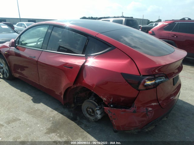 2021 TESLA MODEL Y LONG RANGE VIN: 5YJYGDEE2MF294552