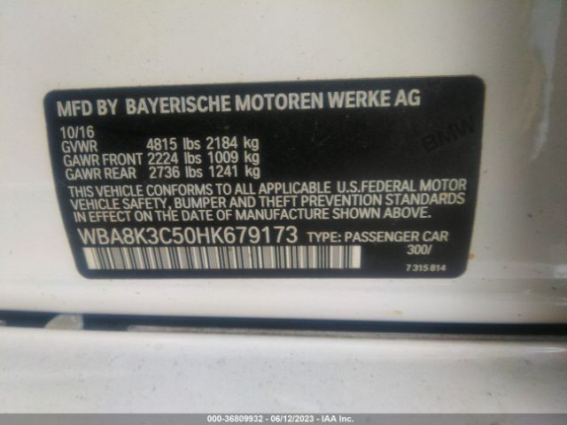 WBA8K3C50HK679173 BMW 3 Series 330i Xdrive