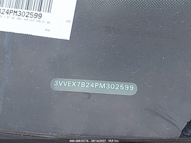 3VVEX7B24PM302599 Volkswagen TAOS SE