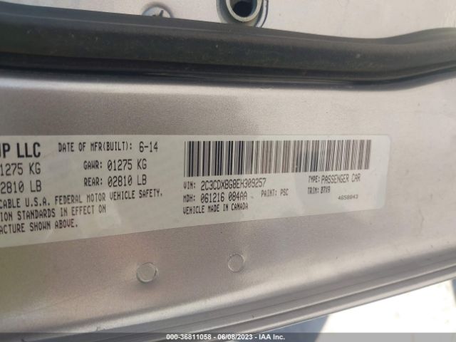 2C3CDXBG8EH309257 Dodge Charger Se