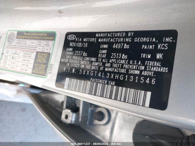 5XXGT4L3XHG131546 KIA Optima Lx