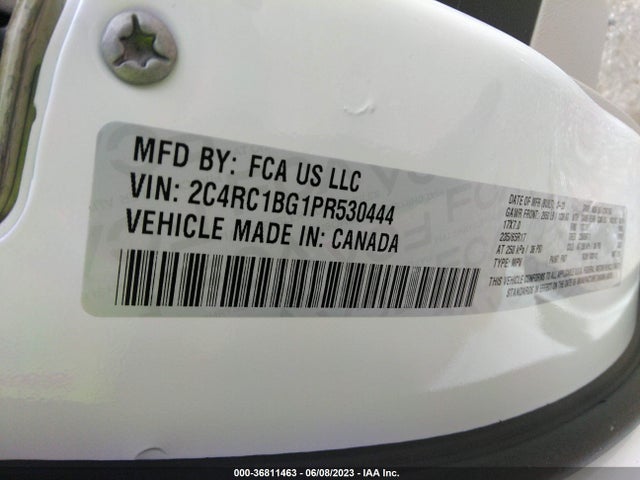 2C4RC1BG1PR530444 Chrysler Pacifica Touring L