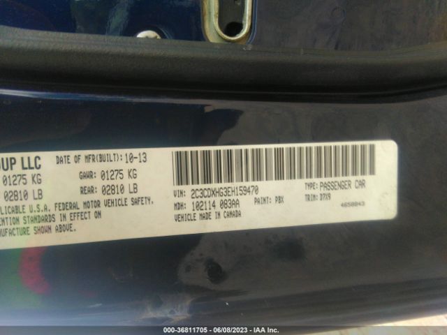 2C3CDXHG3EH159470 Dodge Charger Sxt