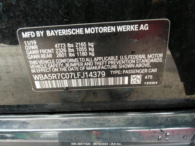 WBA5R7C07LFJ14379 BMW 3 Series 330i Xdrive