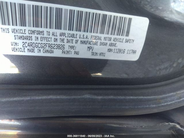 2C4RDGCG2FR623826 Dodge Grand Caravan Sxt
