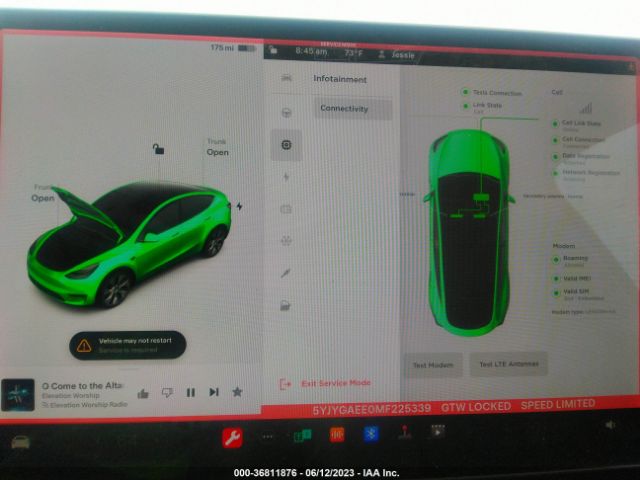 5YJYGAEE0MF225339 Tesla Model Y Long Range