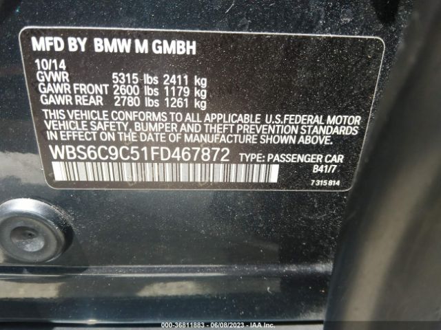 WBS6C9C51FD467872 BMW M6